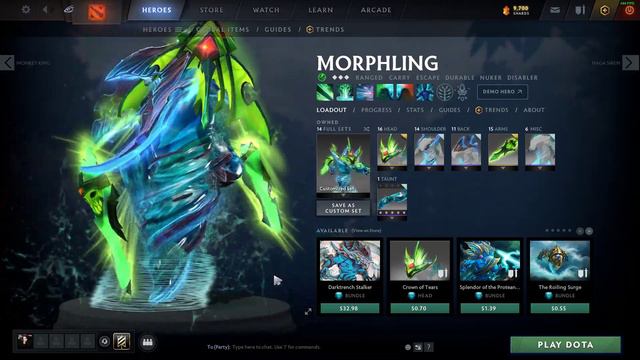 Dota 2 Mix Set. Best Skins Of All Time In My Oppinion.