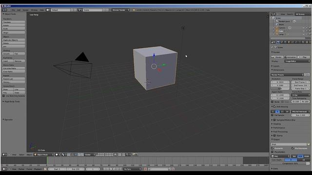 2 Minute Tutorials: Blender Basics (1 of 6) - The Interface, Views and Object Mode смотреть онлайн