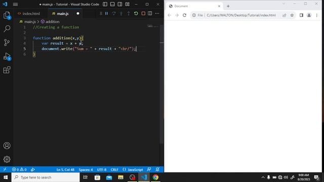 Javascript#20 How to create function in javascript bangla tutorial смотреть онлайн
