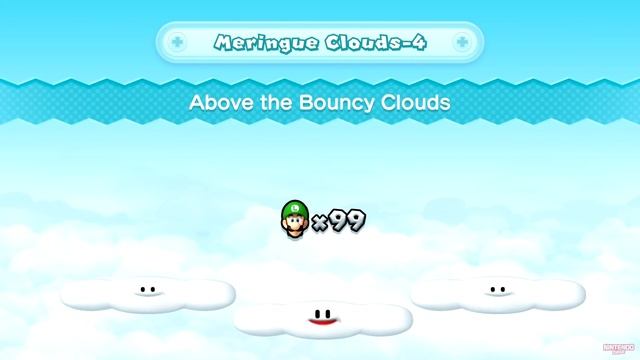 New Super Luigi U Deluxe 100% Walkthrough - World 7 - Meringue Clouds смотреть онлайн