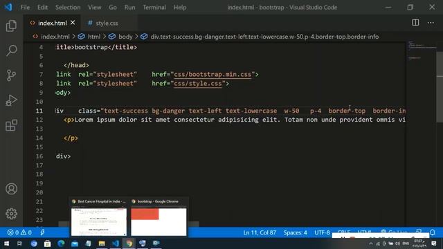 Bootstrap | Bootstrap Utilities смотреть онлайн