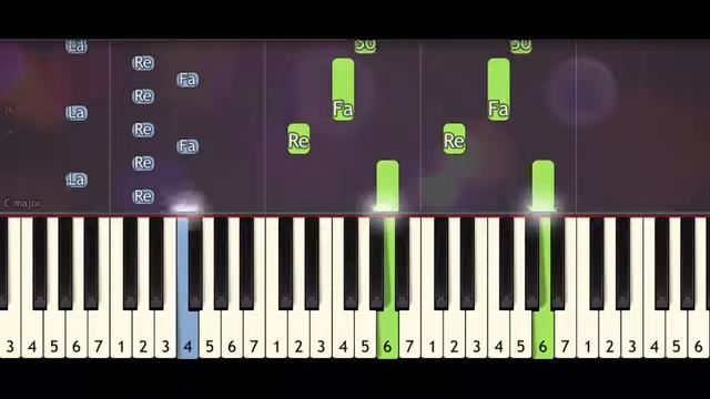 Fight On (piano acoustic) synthesia tutorial смотреть онлайн