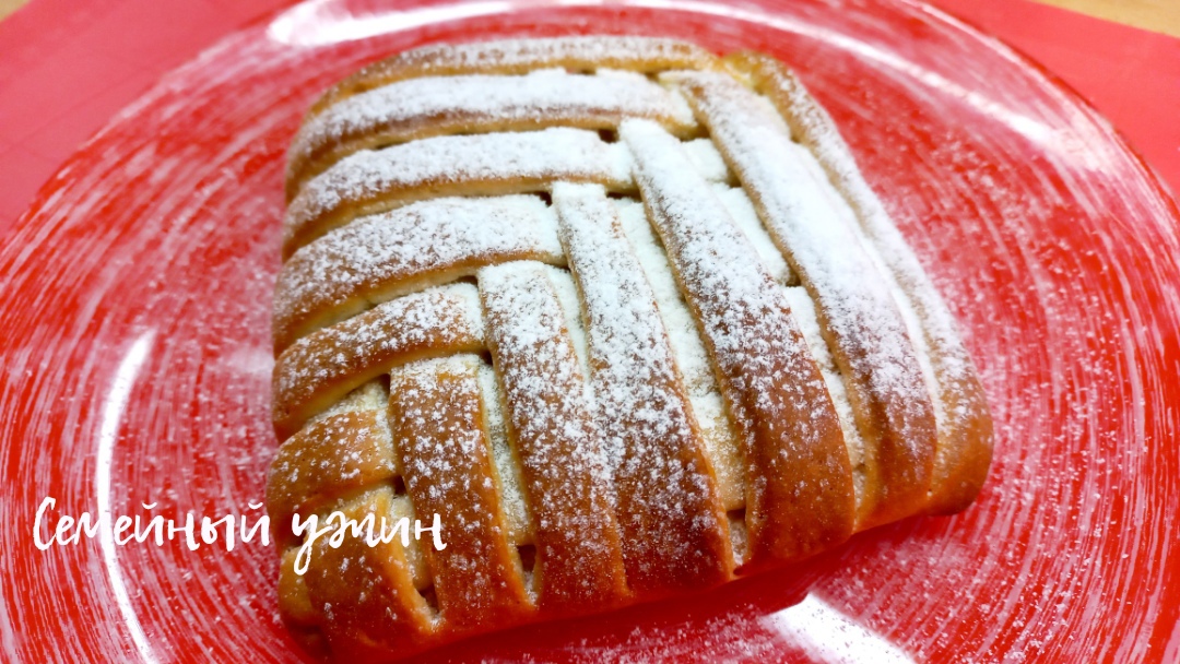 КРАСИВЫЙ ЯБЛОЧНЫЙ ПИРОГ/Домашняя выпечка с яблоками к чаю смотреть онлайн