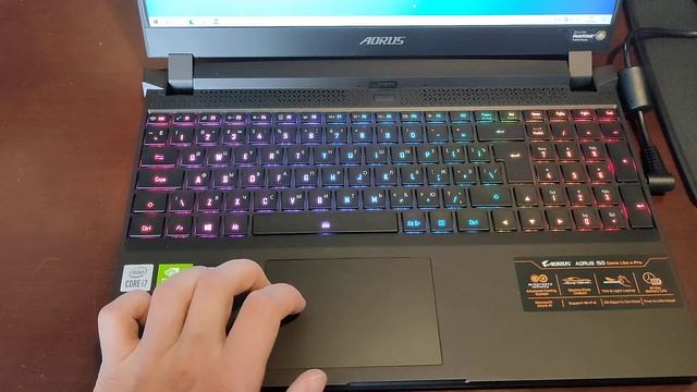 Ноутбук AORUS 15G(3060RTX) распаковка и включение смотреть онлайн
