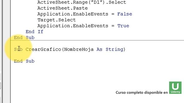 Curso de Macros y Programación Excel con VBA en Udemy. Crear, copiar y eliminar Gráficos. #076/101 смотреть онлайн
