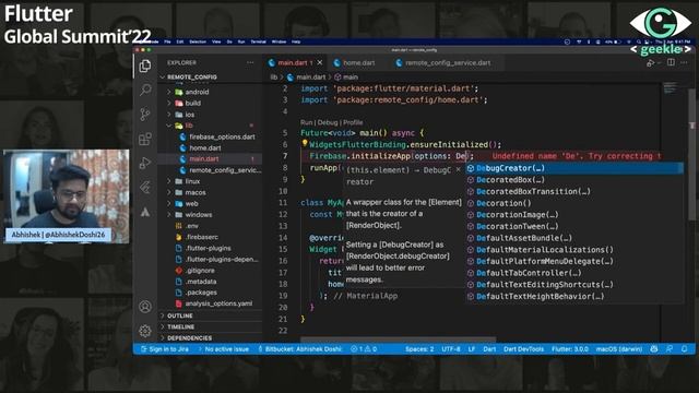 Flutter Global Summit | Abhishek Doshi - Staging or Production, same build w/Firebase Remote Config смотреть онлайн