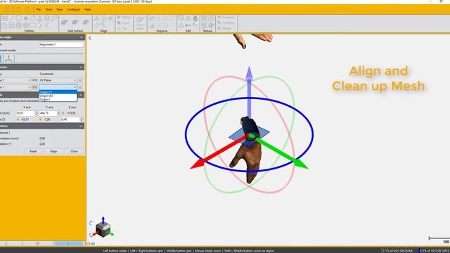 peel 3d™ | Scanning a human hand and bringing it to CAD смотреть онлайн