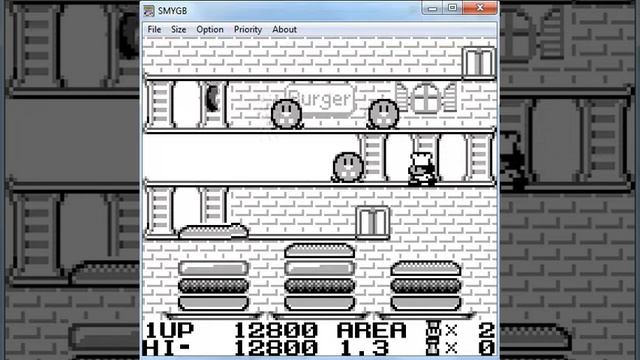 BurgerTime Deluxe - Nintendo Game Boy - emulador SMYGB 0.20 - testeado Windows 7 x64 смотреть онлайн