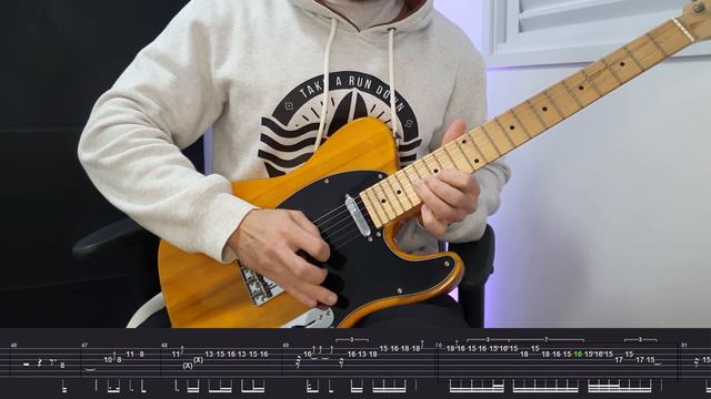 Queen - Bohemian Rhapsody Solo (Guitar Cover With TABS) смотреть онлайн