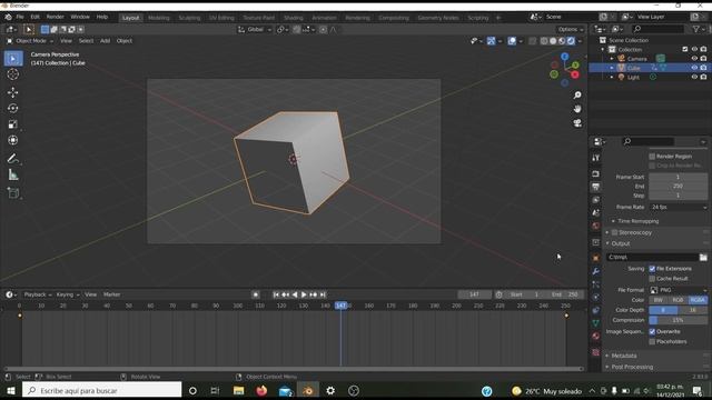 ¿Cómo guardar una animación en Blender? смотреть онлайн