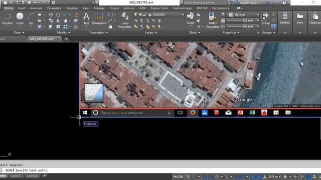 Planta de Situação com Google Maps e AutoCAD (Vetorização de Imagens) смотреть онлайн
