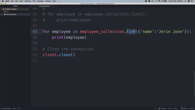 PyMongo Tutorial #3 - Fetch Documents смотреть онлайн