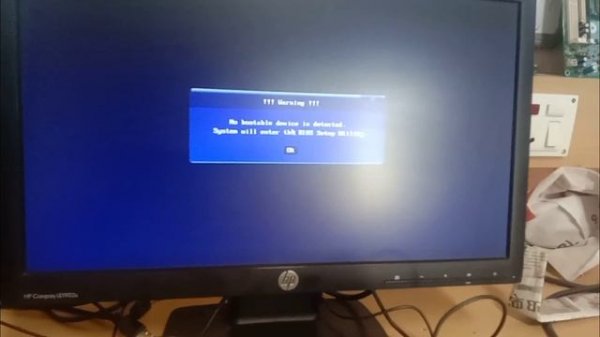 Reboot and select proper boot device or insert boot media in select boot device...