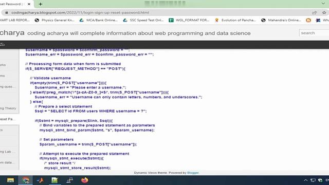 Login, signup, forgot password, reset password code in PHP смотреть онлайн