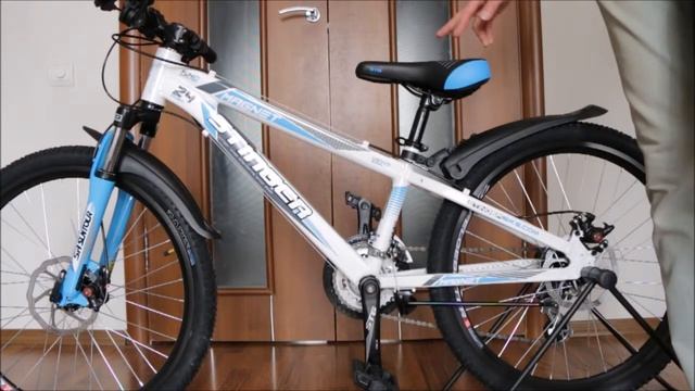 Настройка велосипеда. Седло, руль, тормозные ручки. Stinger Magnet 24. смотреть онлайн