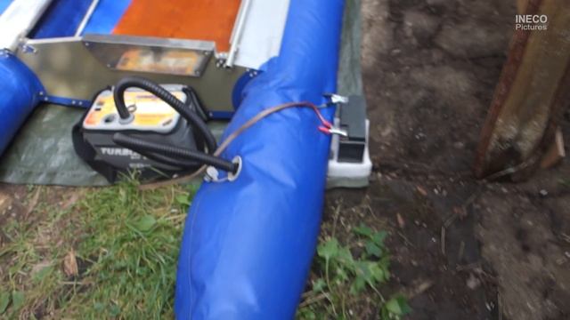 Каркасно-надувной швертбот, подготовка лодки смотреть онлайн