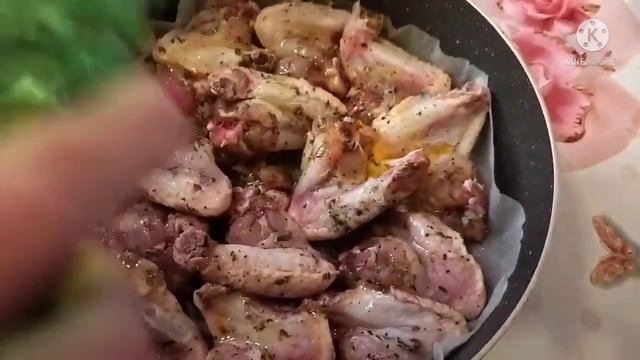 ?Куриные крылышки в духовке. смотреть онлайн