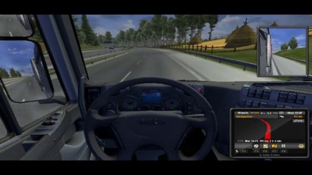 Euro Truck Simulator 2 On ( Pentium 4 & NVIDIA GeForce 6600 ) смотреть онлайн