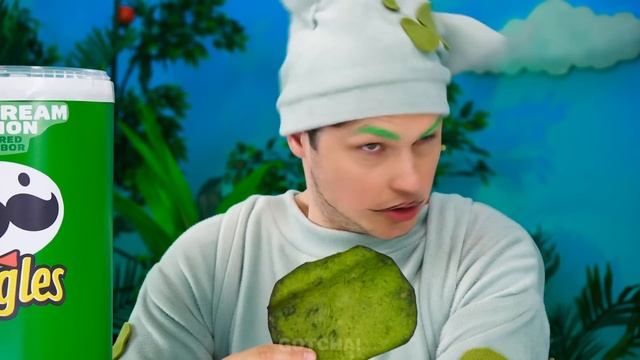 Super Mario Food Challenge! Red VS Green || Eating Only 1 Color Snacks Challenge by Gotcha! Yes смотреть онлайн