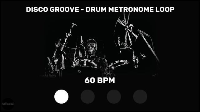 Disco Groove | Drum Metronome Loop | 60 BPM смотреть онлайн
