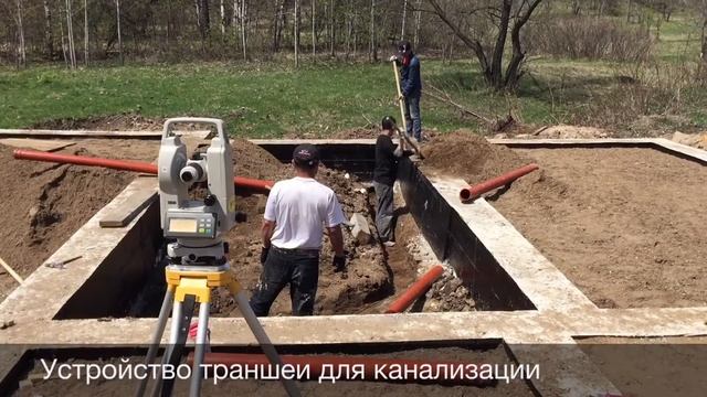 Устройство траншеи для канализации смотреть онлайн