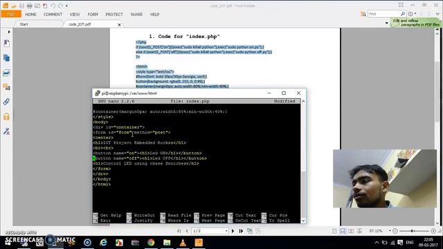 IOT : Coding and Hardware setup of IOT project based on LAMP server using Raspberry смотреть онлайн
