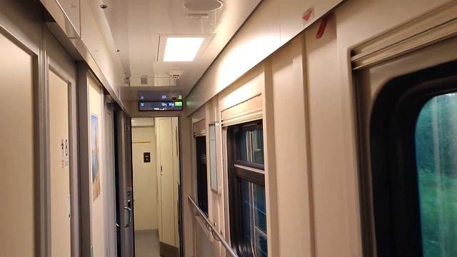 Вагон №14, поезд №15!!! Мониторы, где отображается туристические маршруты РЖД!!! 9.08.2022г. смотреть онлайн