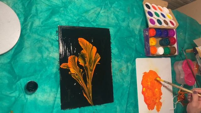 Рисуем вместе! Техника рисования нитями смотреть онлайн