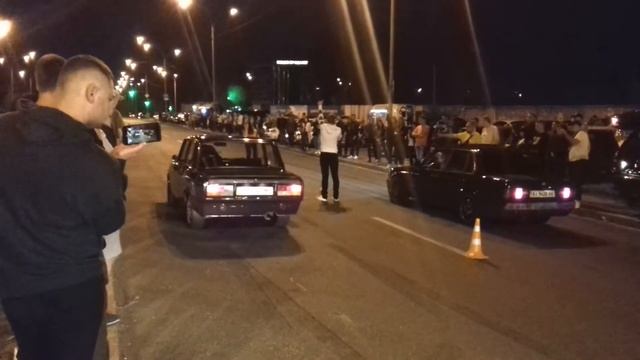 Драг рейсинг//Нелегал//402 метра//ВАЗ - BMW//Злые Валы№1 смотреть онлайн