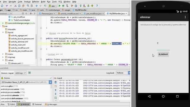 Android Studio - SQLite - Agenda Contactos - Listview смотреть онлайн