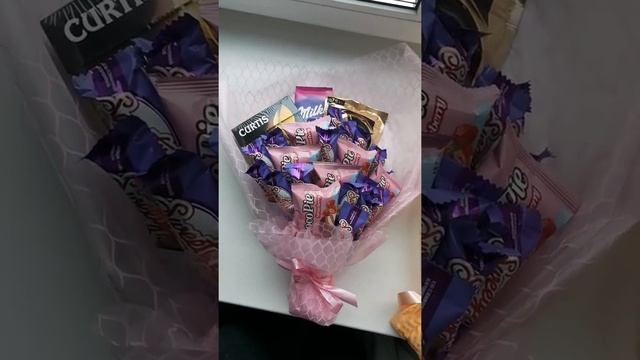 Букет из чая, кофе и конфет ?