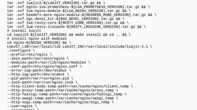 Nginx Docker image with built from source with modules смотреть онлайн