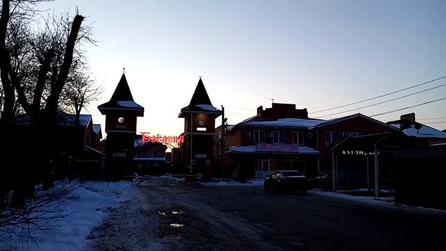 Обзор поселка Краснодарский. Дорога в мкрн. Губернский.