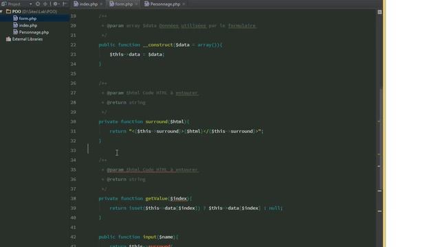 La POO en PHP (6/31) : Bien documenter ses classes смотреть онлайн