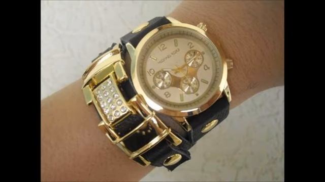 Relógios branco, michael kors, 3 voltas, 2 voltas,RELÓGIOS DE COURO, RELÓGIO PRETO, BR смотреть онлайн