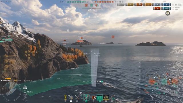 World of Warships — Akizuki | Swimming With Sharks смотреть онлайн
