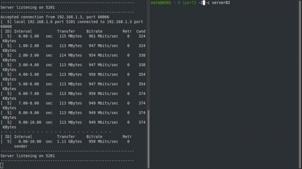 Testing Network Speed with Iperf3