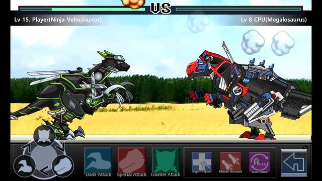 Dino Robot Ninja Velociraptor: Assembly + Battlefield | Eftsei Gaming смотреть онлайн