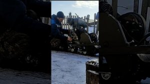 Мотобуксировщик Тофалар. Замена масла в двигателе