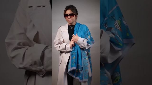 VFZ0034-9 Шарф жен. 100% полиэстер разм.90х180 FABRETTI