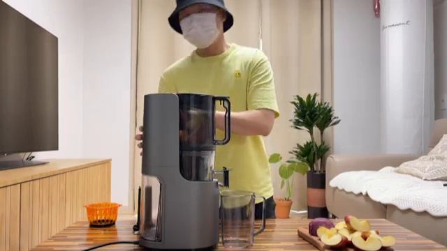 [Hurom] 휴롬 이지 착즙기 H-200 간단 사용 설명 смотреть онлайн