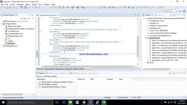 How to create java project by using Maven in Eclipse. смотреть онлайн