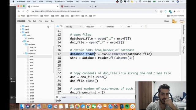 PROBLEM SET 6: DNA | SOLUTION (CS50) смотреть онлайн