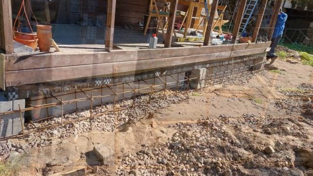 Устройство ленточного фундамента под имеющимся домом смотреть онлайн