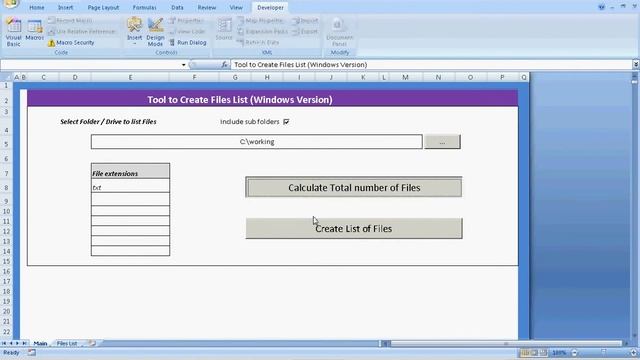 List Files in Selected Drive or Folder for selected file extensions смотреть онлайн