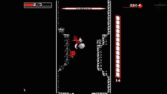 Let's play Downwell (PC game on Steam) by Moppin and Devolver Digital 1080p 60fps смотреть онлайн