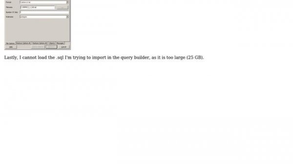 Databases: How can I import a database dump (.sql) using pgAdmin without the PSQL Console plugin?
