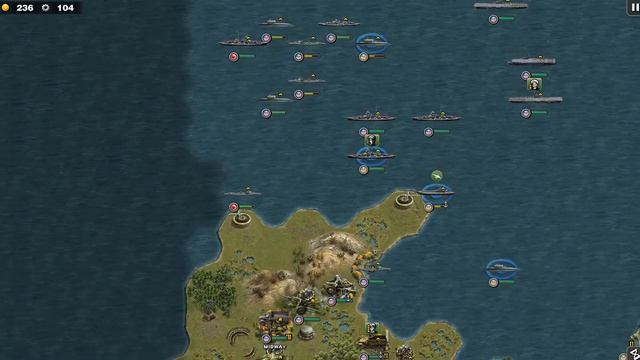 Glory of Generals: Pacific War walkthrough - Pacific War (Allies): Midway Islands смотреть онлайн