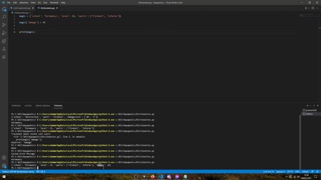 Python - Dictionaries смотреть онлайн