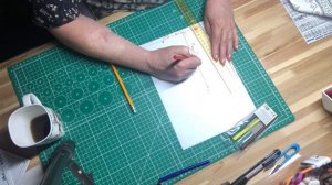 Фартук без завязок.Выкройка.